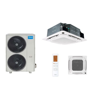 Midea Set 4-Wege-Deckenkasseette MCD1-55FNXDO-ME Blende T-MBQ4-04A1 + MOE30-55HFN8-ME | 15 kW | 400V