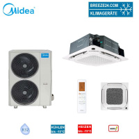 Midea Set 4-Wege-Deckenkasseette MCD1-55FNXDO-ME Blende...