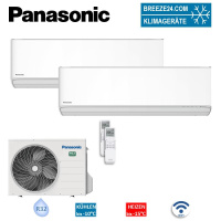 Panasonic Set 2 Wandgeräte WiFi 2,5/2,5 kW...