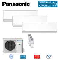 Panasonic Set 3 Wandgeräte 2 x CS-MZ16CKE +...