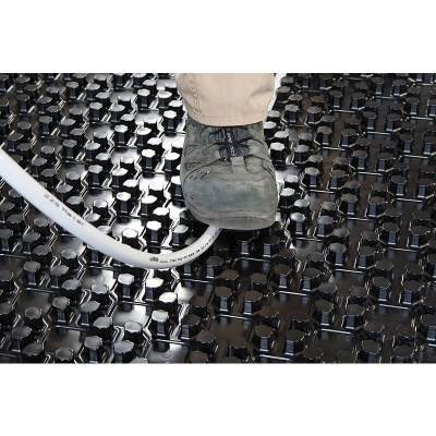 Buderus Fußbodenheizung-Set | Noppensystem | 11 mm Wärme-Dämmung | 24 m²