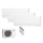 Mitsubishi Electric Set 3 x MSZ-AY25VGK + MXZ-3F54VF4 Wandgerät WiFi 2,5 kW 25|25|25 m²