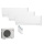 Mitsubishi Electric Set 2 x MSZ-AY25VGKP + MSZ-AY50VGKP + MXZ-3F54VF Wandgerät WiFi 2,5/5,0 kW R32
