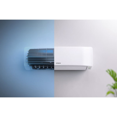 Hitachi Set RAK-DJ60RHAE + RAC-DJ60WHAE Wandgerät airHome 400 6,0 kW für 1 Raum 60 - 65 m² | WiFi