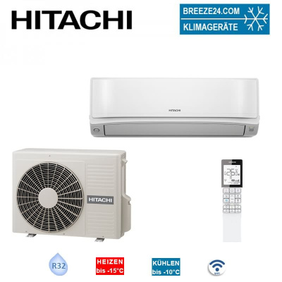 Hitachi Set RAK-VJ60PHAE + RAC-VJ60PHAE Wandgerät airHome 600 6.0 kW für 1 Raum 60 - 65 m² | WiFi