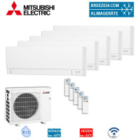 Mitsubishi Electric 5er Set 3 x MSZ-AY15VGKP + 2 x...