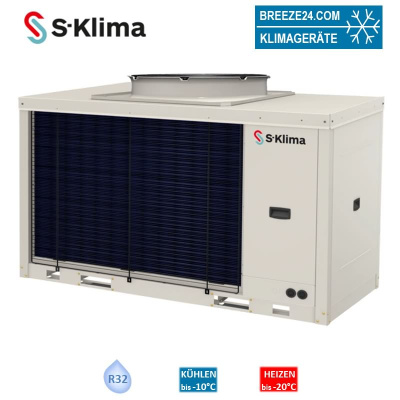 S-Klima SAL500RS2A-S Kaltwasser Außengerät zum Kühlen und Heizen ohne Pumpe 49,7 kW R32