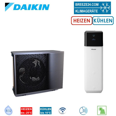 Daikin Altherma 3 R MT ECH2O ERRA12EW1 + ELSXB12P30E Hydromodul mit Speicher 300L | 12.0 kW | WiFi