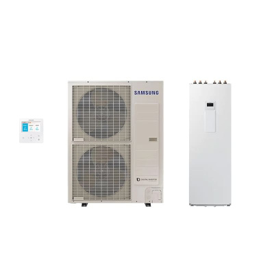 SAMSUNG AE120RXYDGG Luft/Wasser Wärmepumpe + AE260RNWMGG Hydromodul 12 kW | 2 Heizkreise | 260 Liter