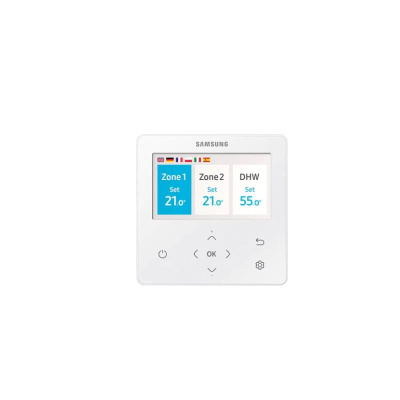 SAMSUNG AE120AXEDGH Luft/Wasser Wärmepumpe 12 kW + Hydromodul AE160ANYDGH mit 6 kW Heizstab