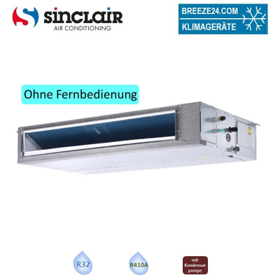 Sinclair SDV6-DM80 Kanalgerät 8,0 kW | Raumgröße 80 - 85 m² | VRF