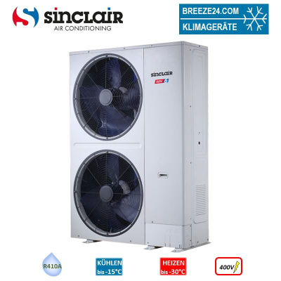 Sinclair SDV6-E400ASI Außengerät für 22 Innengeräte VRF | 40,0 kW | 400 Volt