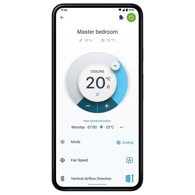 Daikin Wandgerät FTXTA30CB Stylish WiFi schwarz Cold Region 3,0 kW für 1 Raum mit 30 - 35 m²