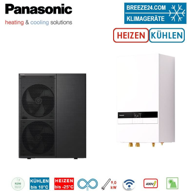 Panasonic Aquarea T-CAP Generation M Set WH-WXG12ME8 + WH-SDC0316M9E8 Hydromodul WiFi 400 Volt R290