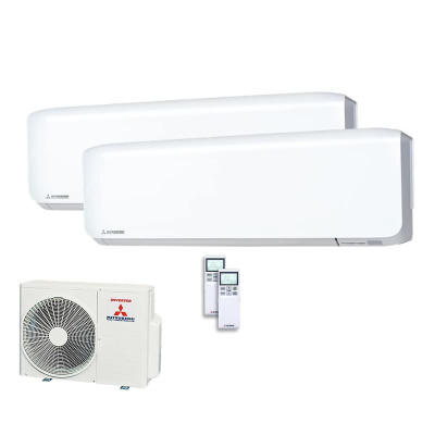 Mitsubishi Heavy Set SRK20ZS-WF + SRK50ZS-WF + SCM50ZS-W Wandgeräte 2,0/5,0 kW  WiFi R32