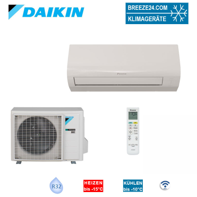 Daikin Set Sensira Wandgerät FTXF35F + RXF35F für 1 Raum mit 35 - 40 m² | 3.5 kW | R32