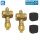 LK Armatur Frostschutzventil 2er Set | 2 x LK 556 mit Isolierung | DN 32 | 1 1/4"