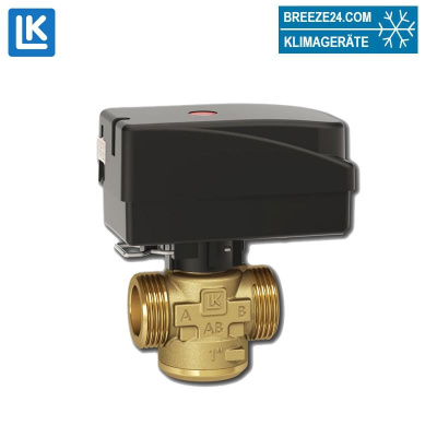 LK Armatur LK 525 2W Umschaltventil SET mit Motor 230VAC + 1 m Kabel Außengewinde | Rp 1" DN 25