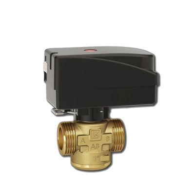 LK Armatur LK 525 3W Umschaltventil SET mit Motor 230VAC + 1 m Kabel Außengewinde | Rp 3/4" DN 20