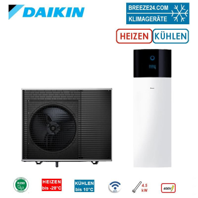 Daikin Altherma 4 H F Set EPSK14AW1 + EPVX14S18A9W Wärmepumpe+Hydromodul/Speicher 180 Liter | R290