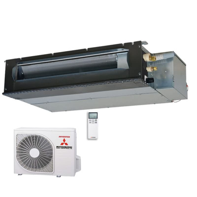 Mitsubishi Heavy Set SRR60ZS-W + SRC60ZSX-W3 Kanalgerät 5,6 kW -  Raumgröße 60 - 65 m² R32
