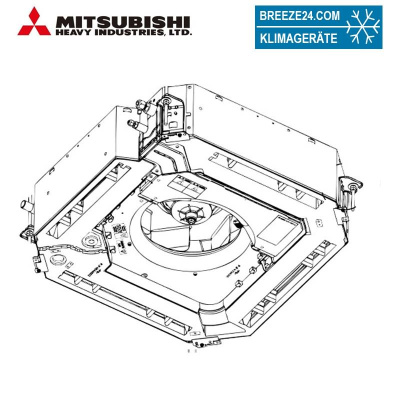Mitsubishi Heavy Deckenkassette-Euroraster 6,0kW - FDTC60VF ohne Paneel (Auslaufmodell)