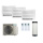 Daikin 4MWXM52A9 Multi+ Set 3 x Perfera WiFi Truhengeräte FVXM25B + Wassertank 90L  EKHWET90BV3
