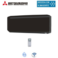 Mitsubishi Heavy Wandgerät SRK25ZS-WFB  BLACK | 2,5...