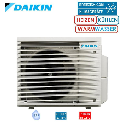 Daikin 5MWXM68A9 Multi+ Außengerät für Warmwasser und Klimatisierung 6.8 kW | 8.6 kW | R32