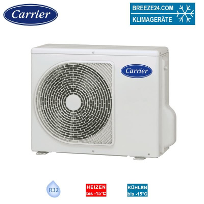 Carrier Außengerät 38WHM025 KOMFORT LINE für eine Raumgröße 25 - 30 m² | Mono-Split | 2.5 kW | R32