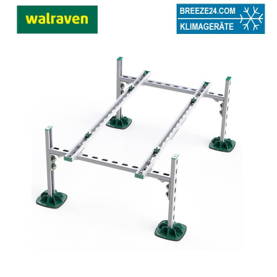Walraven Yeti 130 Rahmenkonstruktion 1000 x 600 x 400mm 4 x Yeti BUP - Standkonsole Außengerät