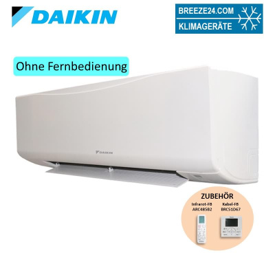 Daikin FWT02HTVD Fancoil Wandgerät BLDC Motor und montiertem 3-Wegeventil. Inklusive Flashstreamer und 2-facher Filterung 2.32 kW - Gebläsekonvektor | Raumgröße 20 - 25 m²