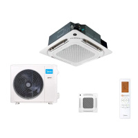 Midea Set MCA4U-18HRFNX 4-Wege-Deckenkassette + Blende...