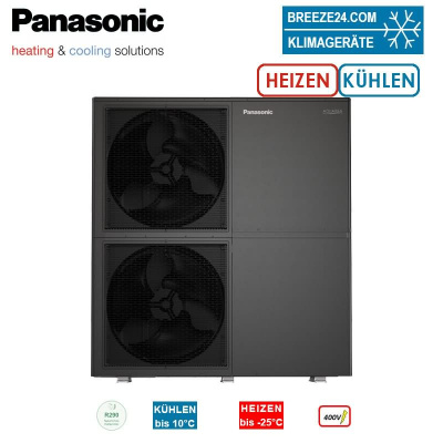 Panasonic Aquarea T-CAP Generation M WH-WXG30ME8 Split Wärmepumpe Luft/Wasser Monoblock 30 kW | R290