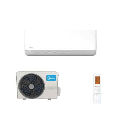 Midea BreezelessE Set MSCB1BU-09HRFN8-ME + MOX103-09HFN8-ME für 1 Raum mit 30 - 35 m² | WiFi | R32