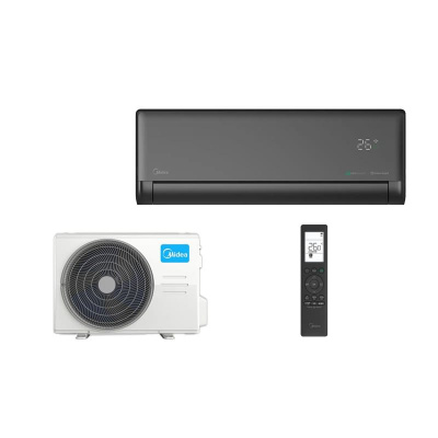 Midea Solstice Set EZB-18RD6-I + EZ-18RD6H-O black | Raum 50 - 55 m² | WiFi | 5.0 kW | 5.4 kW | R32