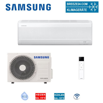 Samsung Set WindFree Exklusiv AR70F24C1AWNEU + AR70F24C1AWXEU | 6.5 kW | WiFi | Raum 70 - 75 m² R32