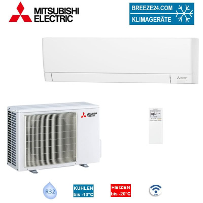 Mitsubishi Electric Set Wandgerät WiFi MSZ-AY35VGKP + MUZ-AY35VG 3,5 kW Raumgröße 35 - 40 m² | R32