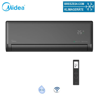 Midea Solstice EZB-12RD6-I black Wandgerät | Raumgröße 35 - 40 m² | WiFi | 3.5 kW | 3.8 kW | R32