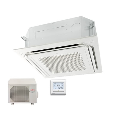 Fujitsu Set AUXG54KRLB + AOEG54KBTB 4-Wege-Deckenkassette 13,4 kW -  R32 Klimaanlage