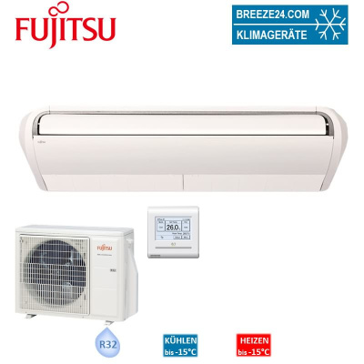 Fujitsu Set Deckenunterbaugerät eco 9,5 kW - ABEG 36KRTA + AOEG 36KBTB Raumgröße 100 - 110 m² R32