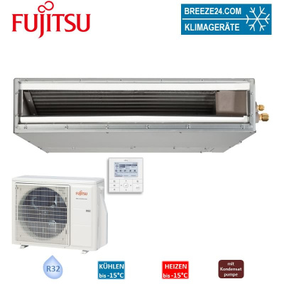 Fujitsu Set Kanalgerät eco Slim 2,5 kW - ARXG 09KLLAP + AOEG 09KBTB R32 Klimaanlage