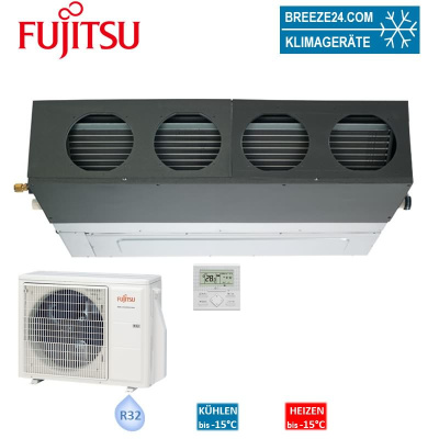 Fujitsu Set Kanalgerät eco Silent 12,1 kW - ARXG 45KMLA + AOEG 45KRTA R32 Klimaanlage 400V