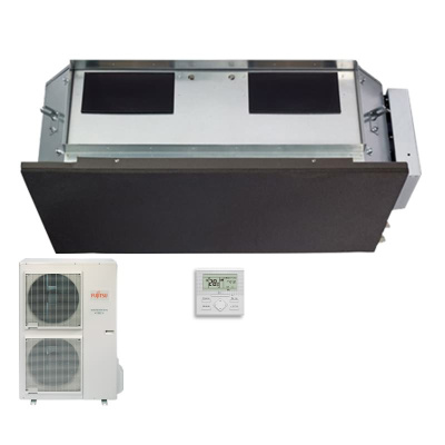 Fujitsu Set Kanalgerät eco 12,1 kW ARXG 45KHTB + AOEG 45KBTB Hohe Pressung R32 Klimaanlage