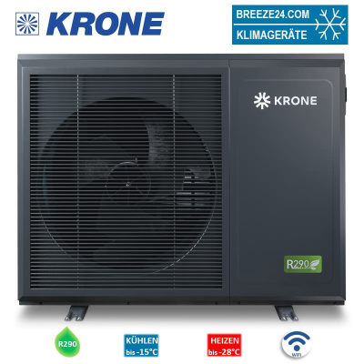 Krone ZEV-060-CO Zevion Compact Luftgekühlter Kaltwasser-Erzeuger mit WP-Funktion 5,9 kW | R290