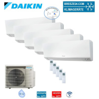Daikin Set 5 Wandgeräte Perfera WiFi  FTXM20A +...