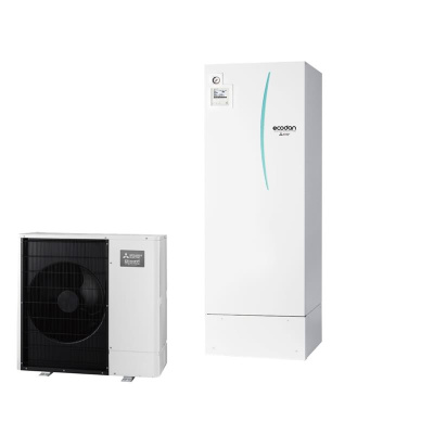 Mitsubishi Electric Set 10.23 WP-Set 1x PUZ-SHWM100YAA, 1x ERST30F-YM9EE, 1x MAC-587IF-E (W)