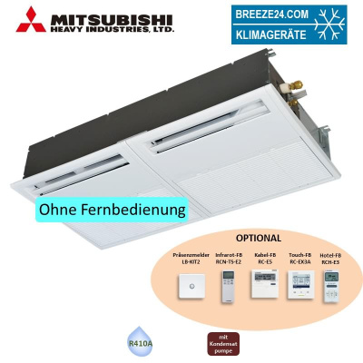 Mitsubishi Heavy 1-Wege-Deckenkassette FDTS45KXE6F + Blende TS-PSA-3AW-E- 4,5 kW