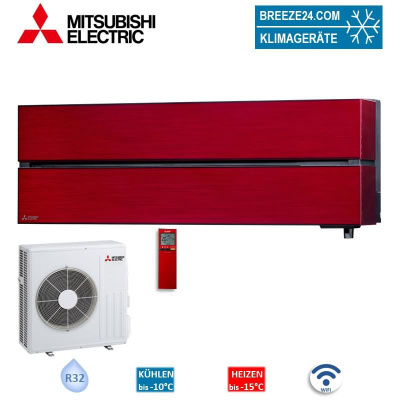 Mitsubishi Electric Set Wandgerät Diamond WiFi 6,1 kW - MSZ-LN60VG2R + MUZ-LN60VG2 60 - 65 m² | R32