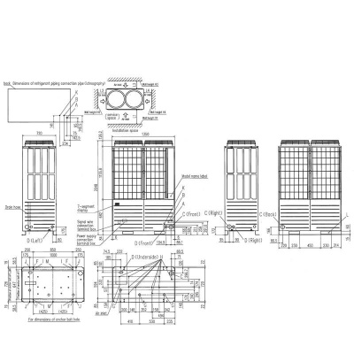 Mitsubishi Heavy FDC670KXZXE1 VRF-Außengerät 67,0 kW (400 V) für 2 bis 71 Innengeräte
